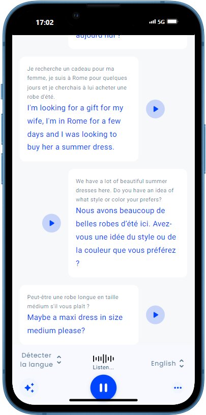 Une traduction en simultané. - © D.R.