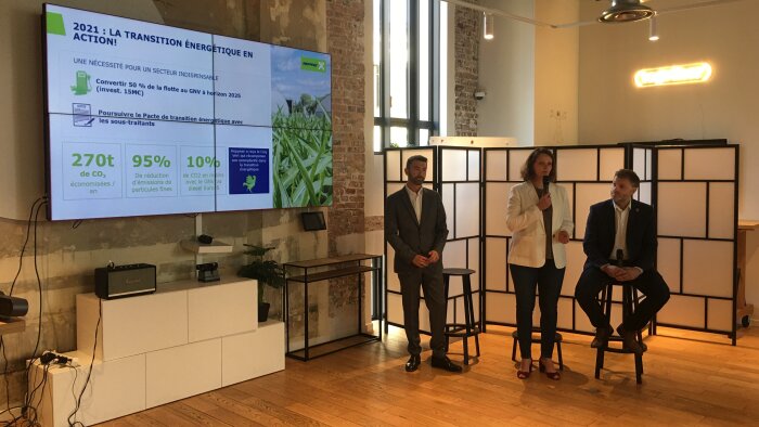 Cédric Frachet, Noémie Feldbauer et Antoine Guichard. - © D.R.