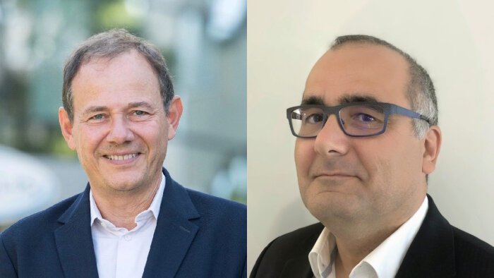 De gauche à droite : Laurent Singer et Pascal Zembra, ancien et nouveau Global CIO de Lactalis. - © D.R.