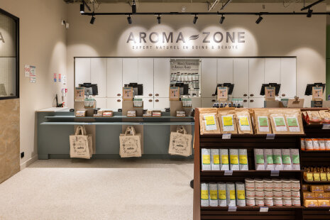 Boutique Aroma Zone - Paris CNIT - ©&amp;#160;Aroma Zone