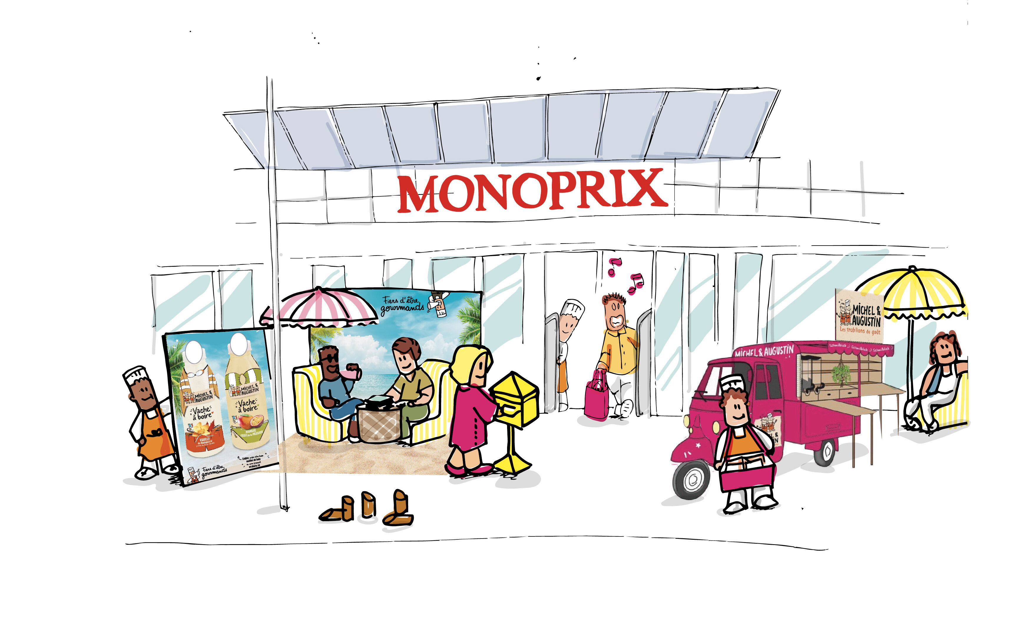 Michel &amp; Augustin chez Monoprix - © Michel &amp; Augustin
