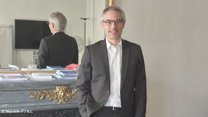 Audran Le Baron est Directeur du Numérique pour l’Education au Ministère de l’Education Nationale. - © Républik IT / B.L.