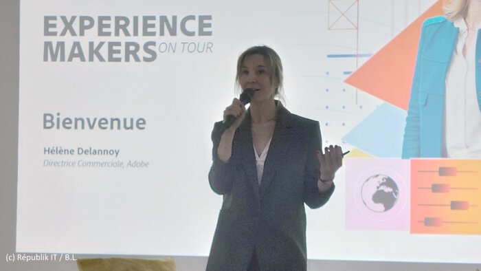 Hélène Delannoy est directrice commerciale d’Adobe France.  - © Républik IT / B.L.