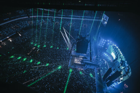 En configuration concert, Paris La Défense Arena peut accueillir jusqu&amp;#039;à 45 000 personnes. Ces événements réclament toute une mécanique de précision à instaurer très en amont - ©&amp;#160;D.R.