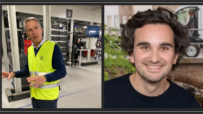 Michiel Muller, patron de Picnic (à gauche) & Grégoire Borgoltz, directeur des opérations (à droite) - © D.R.