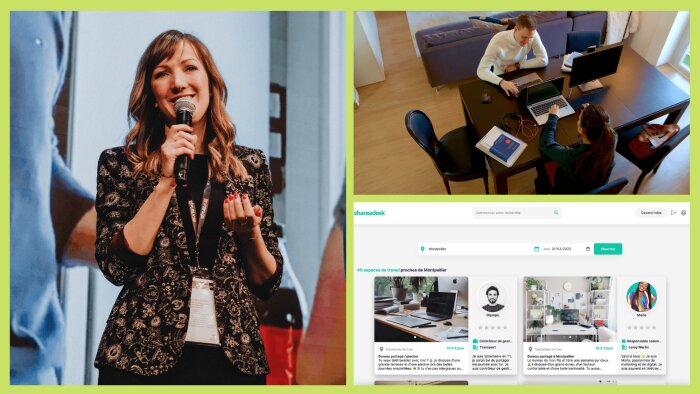 Shareadesk met en relation des salariés en télétravail désireux de partager leur domicile. - © D.R.