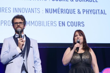 Alexandre Foatelli, rédacteur en chef de Républik Workplace Le Média, et Sophie Distel, directrice de Républik Immo - ©&amp;#160;Carole Desheulles