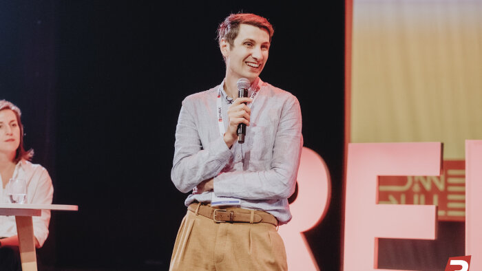 François Danel, directeur des opérations de Cabaia, lors de Connect Lille. - © MANUEL ABELLA