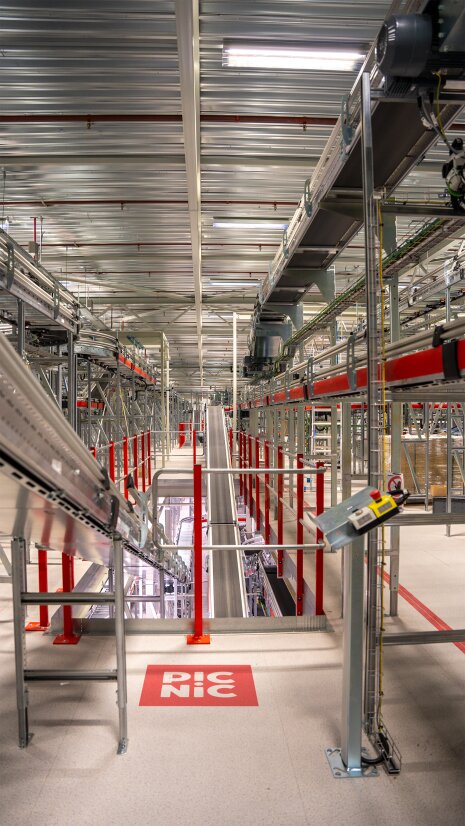 L'installation de TGW a été désignée pour répondre aux besoins de Picnic sur son site d'Utrecht - © D.R.