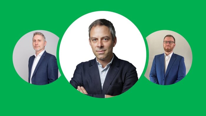 Yves Kreicher, Benoit Vannini et Christophe Foube. - © D.R.