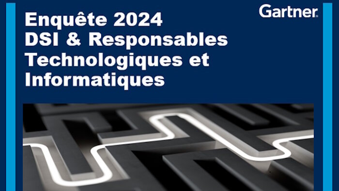 L’Etude Gartner 2024 DSI/Responsables technologiques et informatiques est lancée. - © Gartner