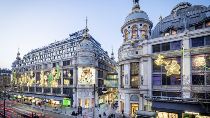 Le Printemps Haussmann, un magasin de 45 000 m2 sans quai de chargement. - © ManuelBougot