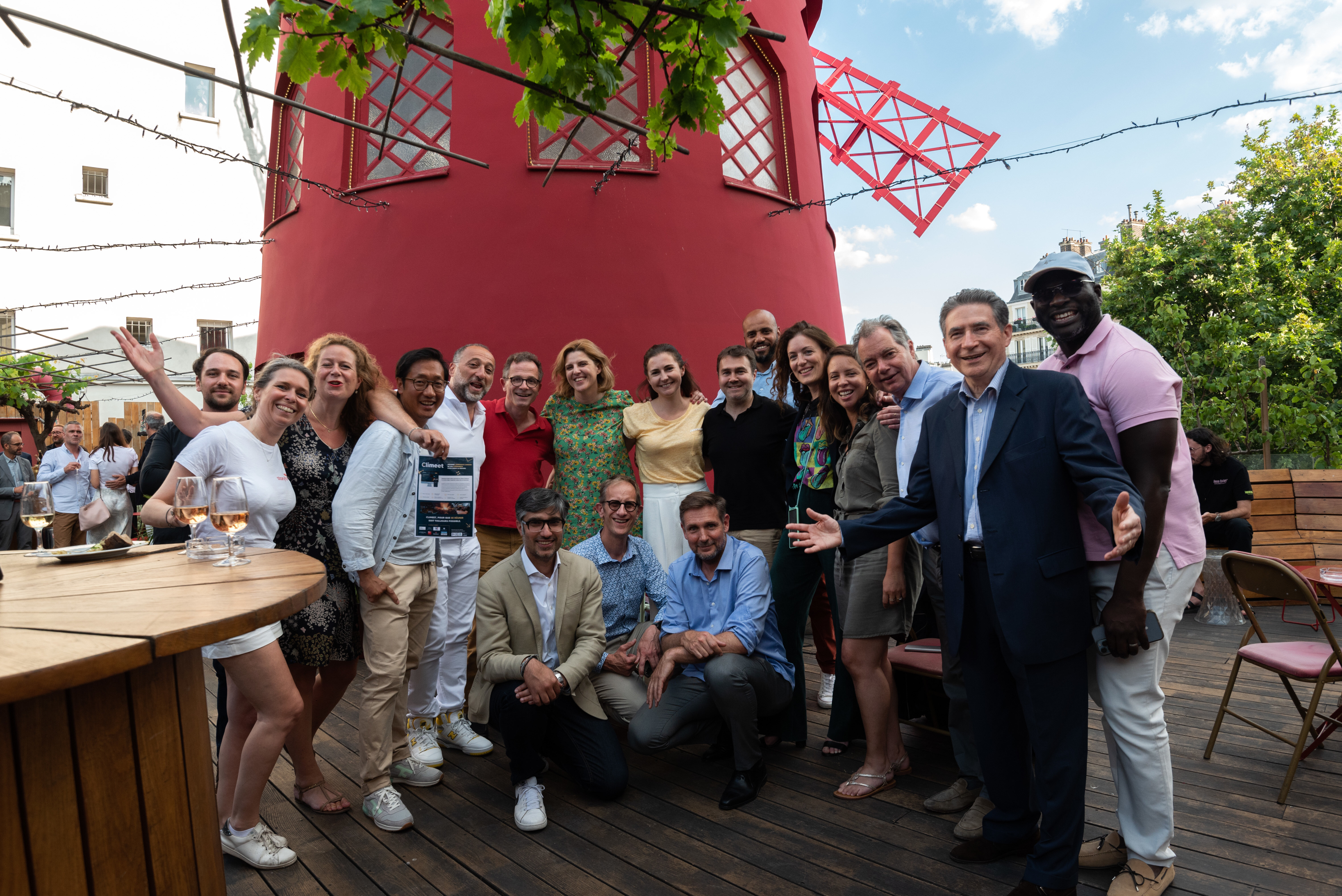 Lancement de Climeet sur la terrasse du Moulin Rouge le 14 juin 2023 - © Maxim Korotchenko