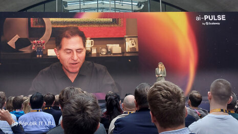 Michael Dell est intervenu en visioconférence - ©&amp;#160;Républik IT / B.L.