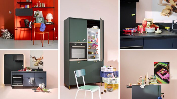 Spoon &amp; Room s’adresse aux jeunes urbains avec des meubles modulables et évolutifs. - © D.R.