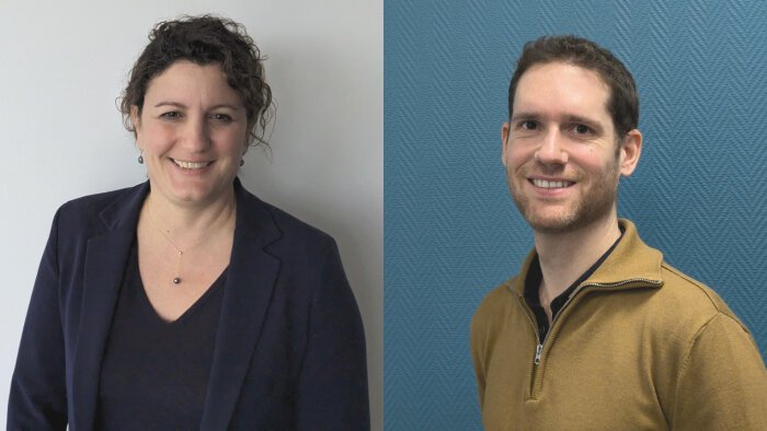 De gauche à droite : Sophie Ziché (DAF) et Arthur Padioleau (DSI) du groupe Salpa. - © D.R.