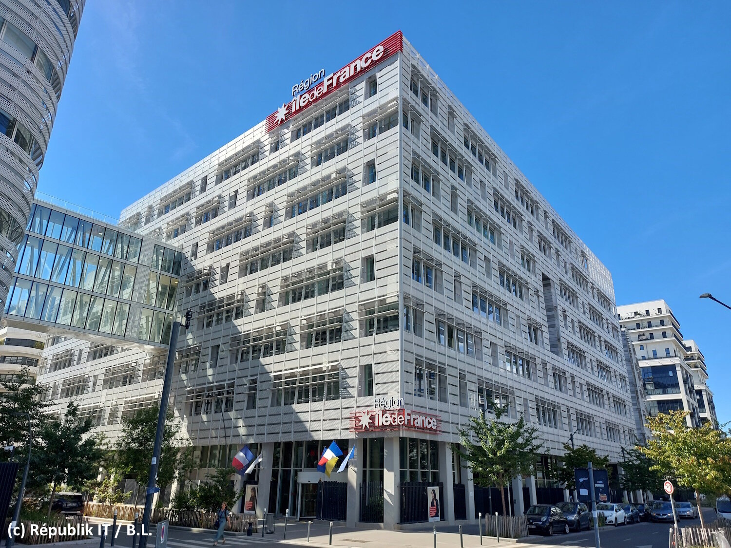 Le nouveau siège de la Région Ile-de-France est situé à Saint-Ouen. - © Républik IT / B.L.