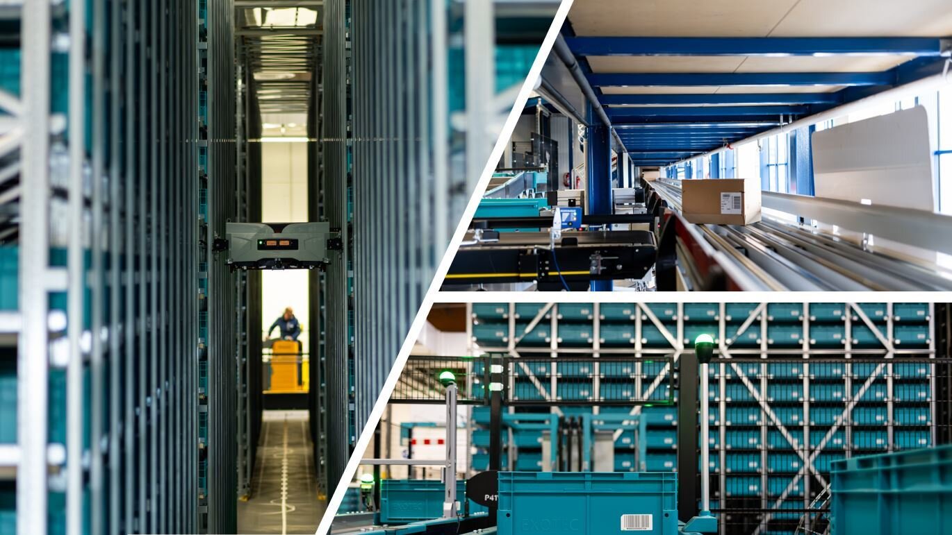 Sut son site de Saint-Vulbas, bioMérieux utilise Exotec pour la préparation de colis à température ambiante. - © D.R.