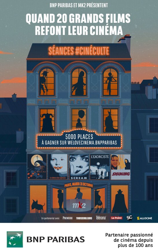  « Ciné Culte » par BNP Paribas et MK2 - © BNP Paribas