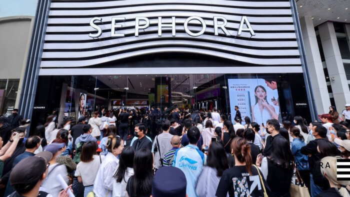 LVMH est très présent en Chine, comme ici avec la boutique Sephora de Shanghai. - © LVMH