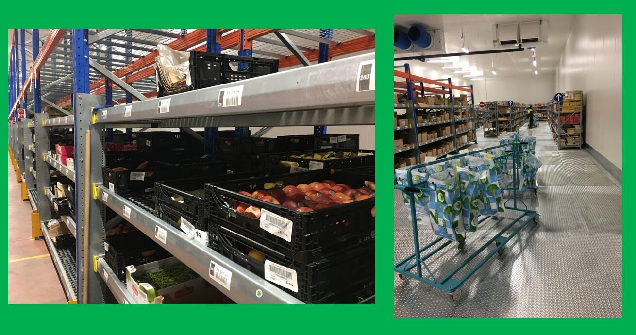 La zone produit frais est maintenue entre 2 et 4°C tandis que celle dédiée aux surgelés oscille entre -18 et -23°C. - © D.R.