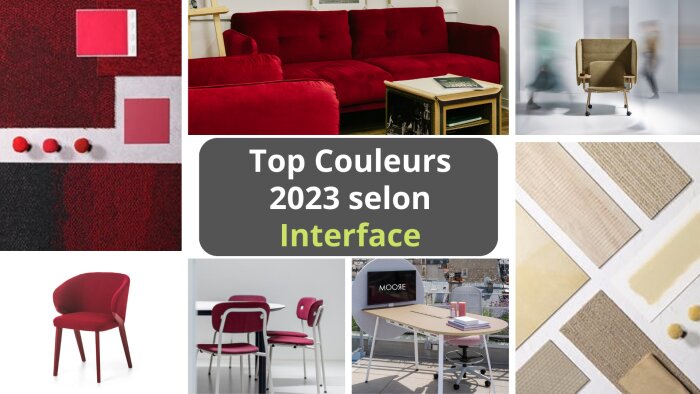 Interface a dévoilé son Top Couleurs 2023, mettant à l’honneur Viva Magenta et Wild Wonder. - © D.R.