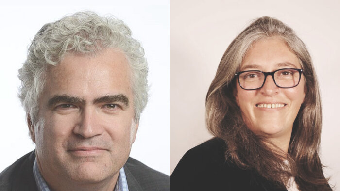 De gauche à droite : Cyrille Sautereau et Sandrine Hilaire. - © D.R.