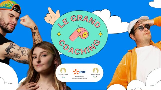 Le Grand Coaching d’EDF pour les JOP - © EDF - Mnstr