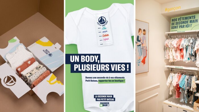 Petit Bateau démarre le 16 novembre son service de box bébé. - © Petit Bateau