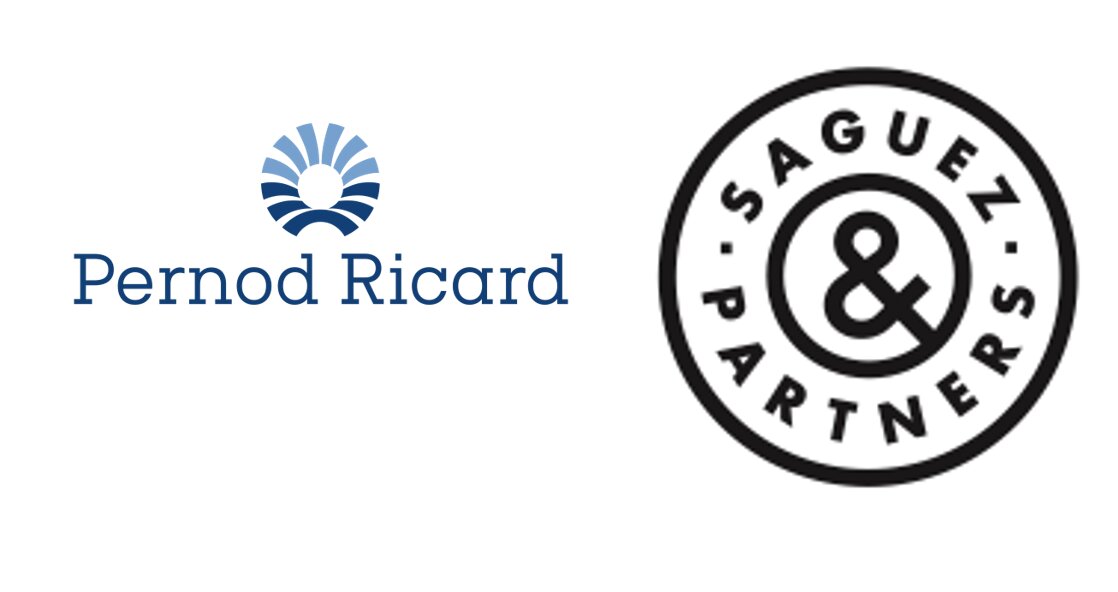 Logos de Pernod Ricard &amp; Saguez Partners - © Pernod Ricard/Saguez Partners