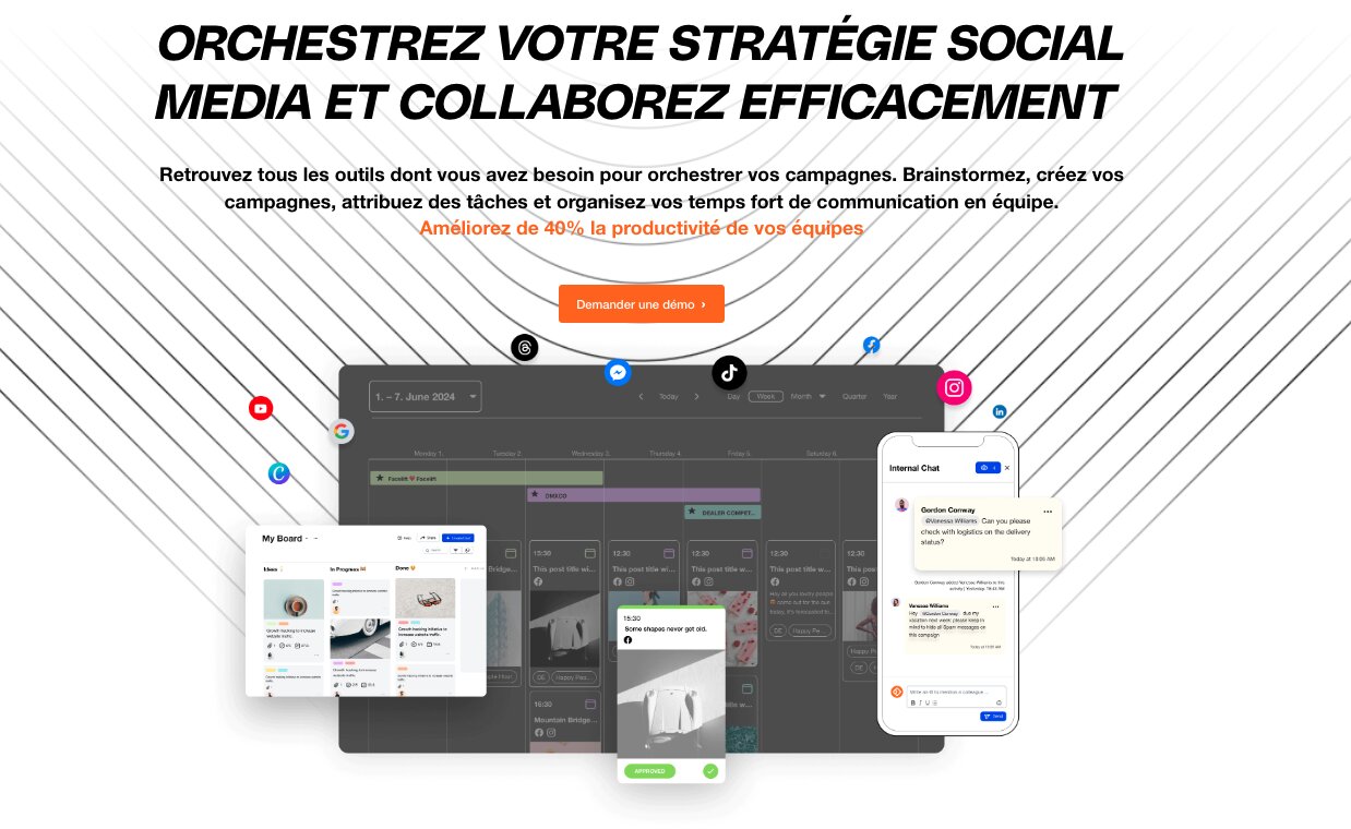La plate-forme de SMO Facelift agit comme une tour de contrôle qui aide à gagner en efficacité. - © Facelift