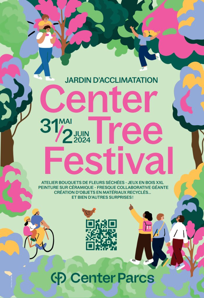 Le Center Tree Festival, un roadshow éco-pensé - © Center Parcs