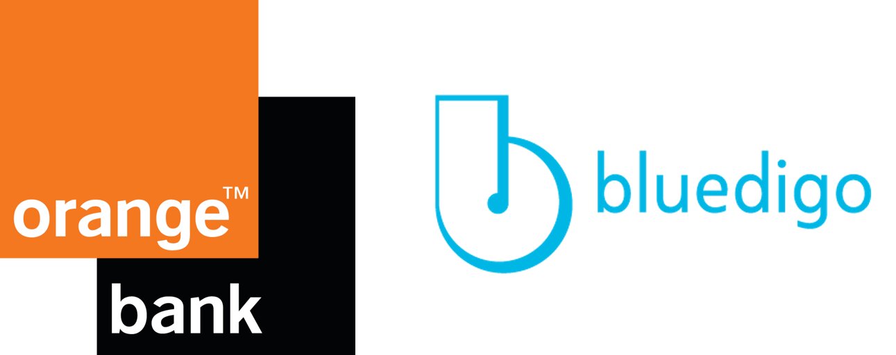Logos d’Orange Bank &amp; Bluedigo - © Orange Bank/Bluedigo