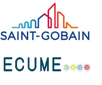 Logos Saint-Gobain &amp; Ecume - © D.R.