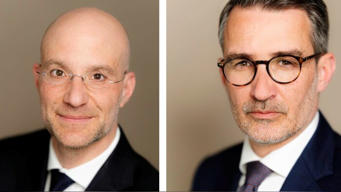 Alfred Hawawini, nouveau directeur général de Monoprix et Philippe Palazzi, président de Naturalia.. - © Jules DESPRETZ