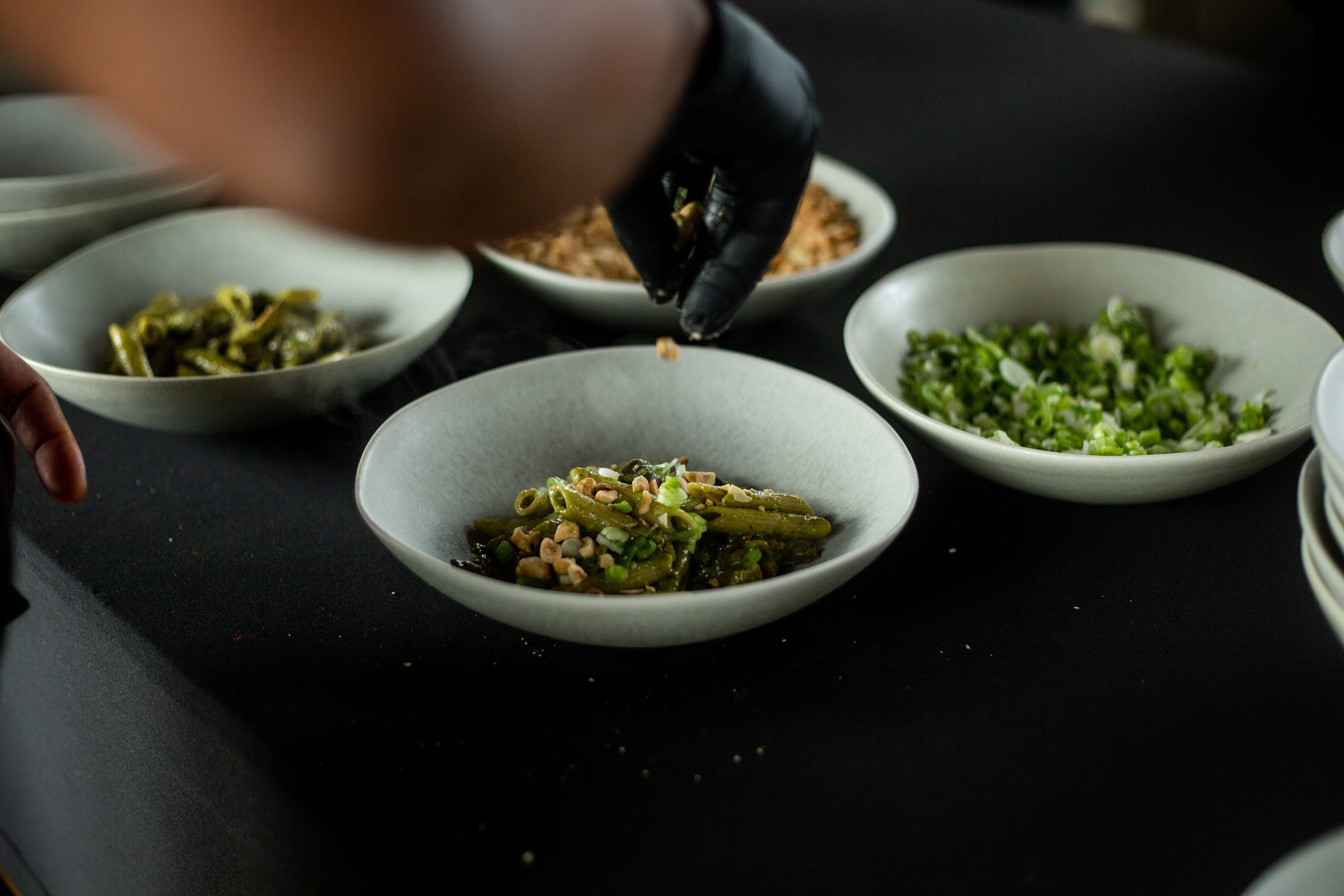 3 recettes à base de pâtes de blé dur ont été réalisées par les chef Bastien de Changy - © Panzani