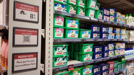 Des étiquettes clignotantes pour trouver plus rapidement le produit. - ©&amp;#160;Républik Retail