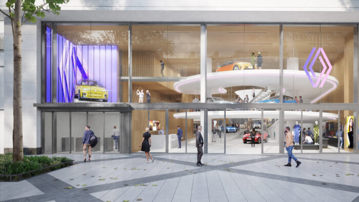 Le futur showroom Renaut change de nom et devient le défilé Renault - the carwalk Renault - © Franklin Azzi