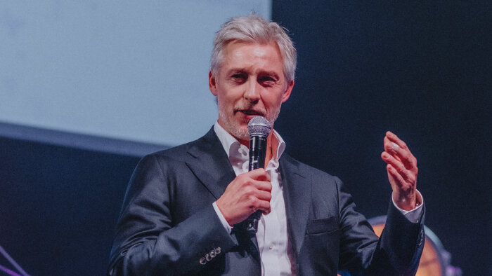 Christophe Gaschin lors de la Nuit du commerce connecté en 2024.  - © D.R.