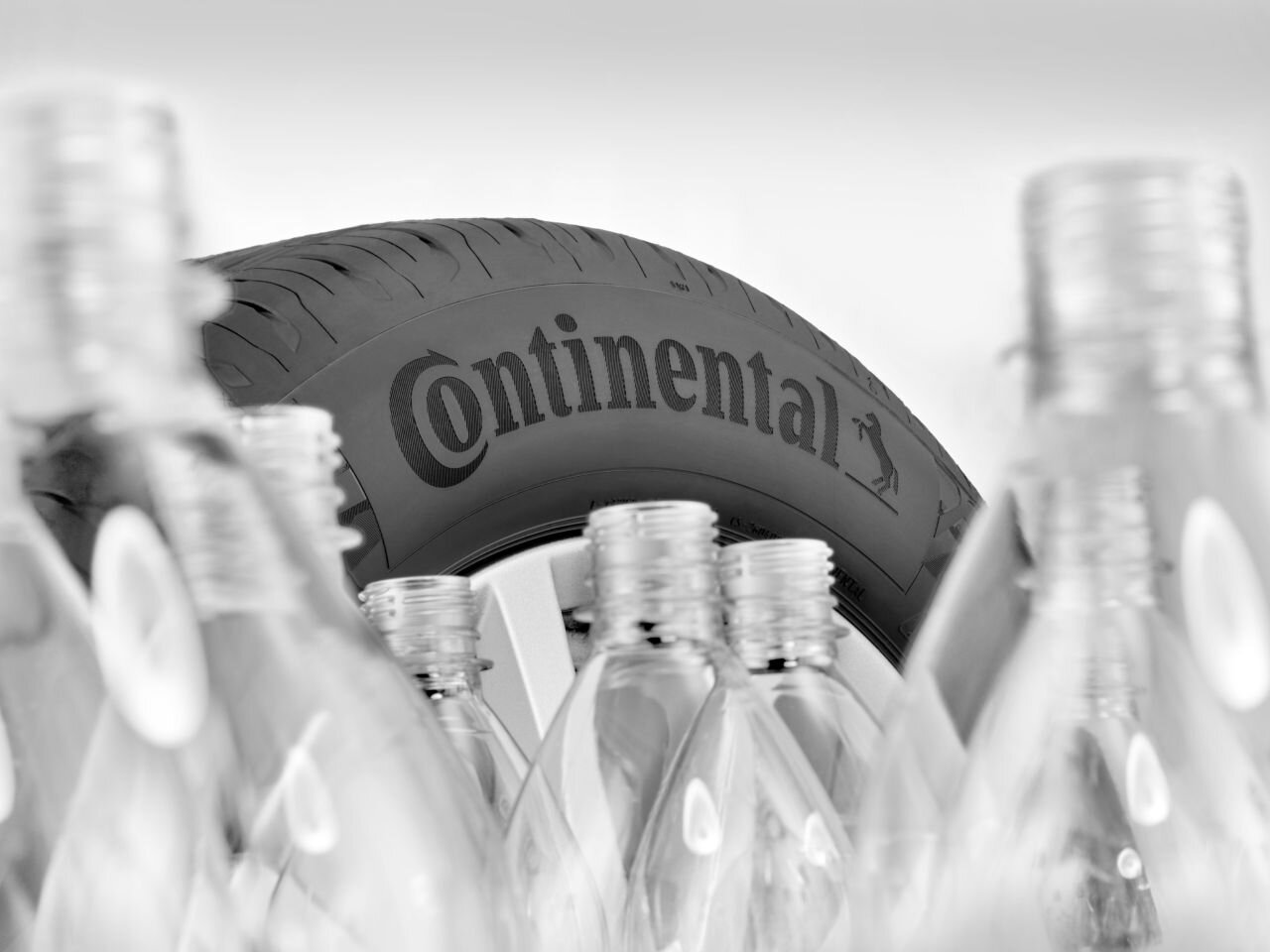 Continental ambitionne d’atteindre 100 % de matériaux recyclés dans la constitution de ses pneumatiques d’ici 2050. - © Continental