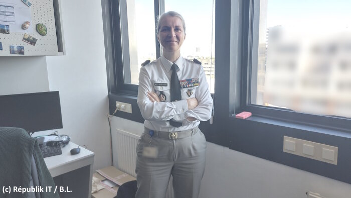 La générale de division Anne-Cécile Ortemann est directrice de l’Agence du Numérique de Défense. - © Républik IT / B.L.