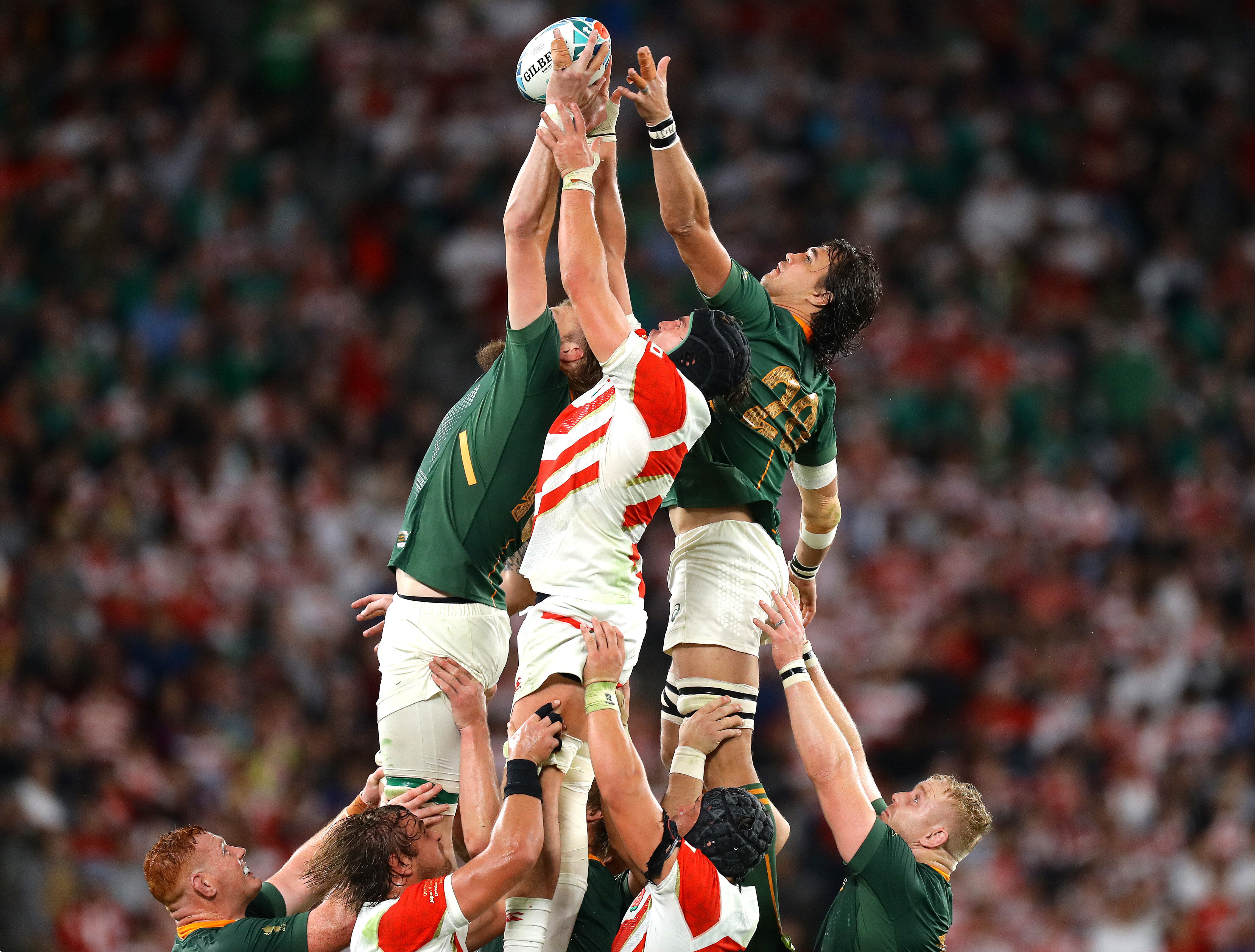 Capgemni, partenaire majeur de France 2023, un engagement autour du partage de valeurs (Japon/Afrique du Sud 2019) - © World Rugby via Getty Images