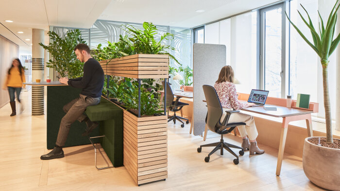 Les équipes de designers de Steelcase ou repensé les espaces de travail du Linc. - © Steelcase