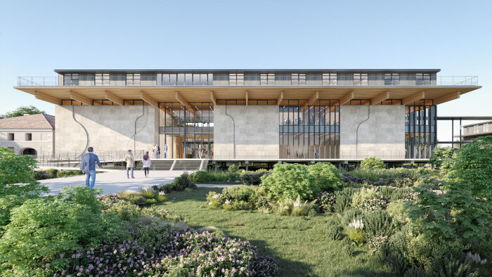 En 2025, le Bureau national interprofessionnel du cognac (BNIC) aura son nouveau siège. - © Redman - Wilmotte &amp; Associés Architectes