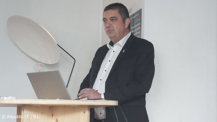 Jérôme Notin, directeur général du GIP Acyma cybermalveillance.gouv.fr, a présenté le baromètre. - © Républik IT / B.L.