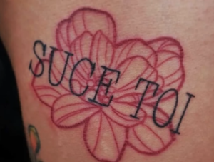 Tatouage très poétique