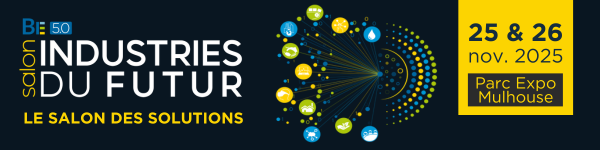 banniere avec logo et dates du salon 25 26 novembre 2025 parc expo de mulhouse le salon des solutions