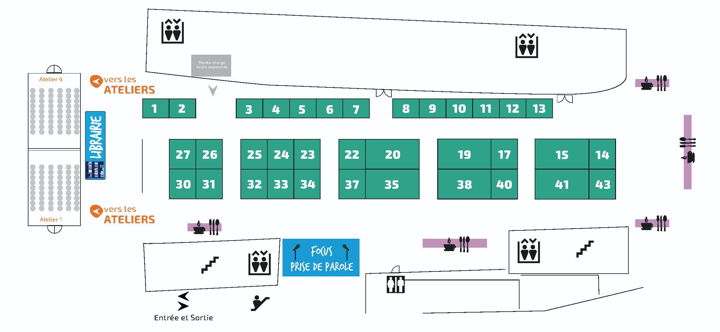 Plan du salon Biodiv