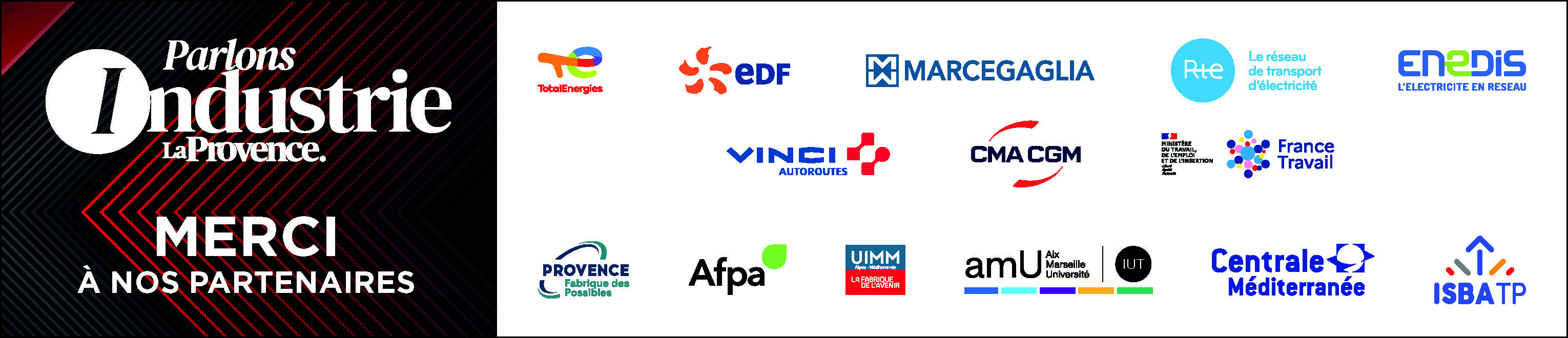 Merci à nos partenaires Parlons Industrie