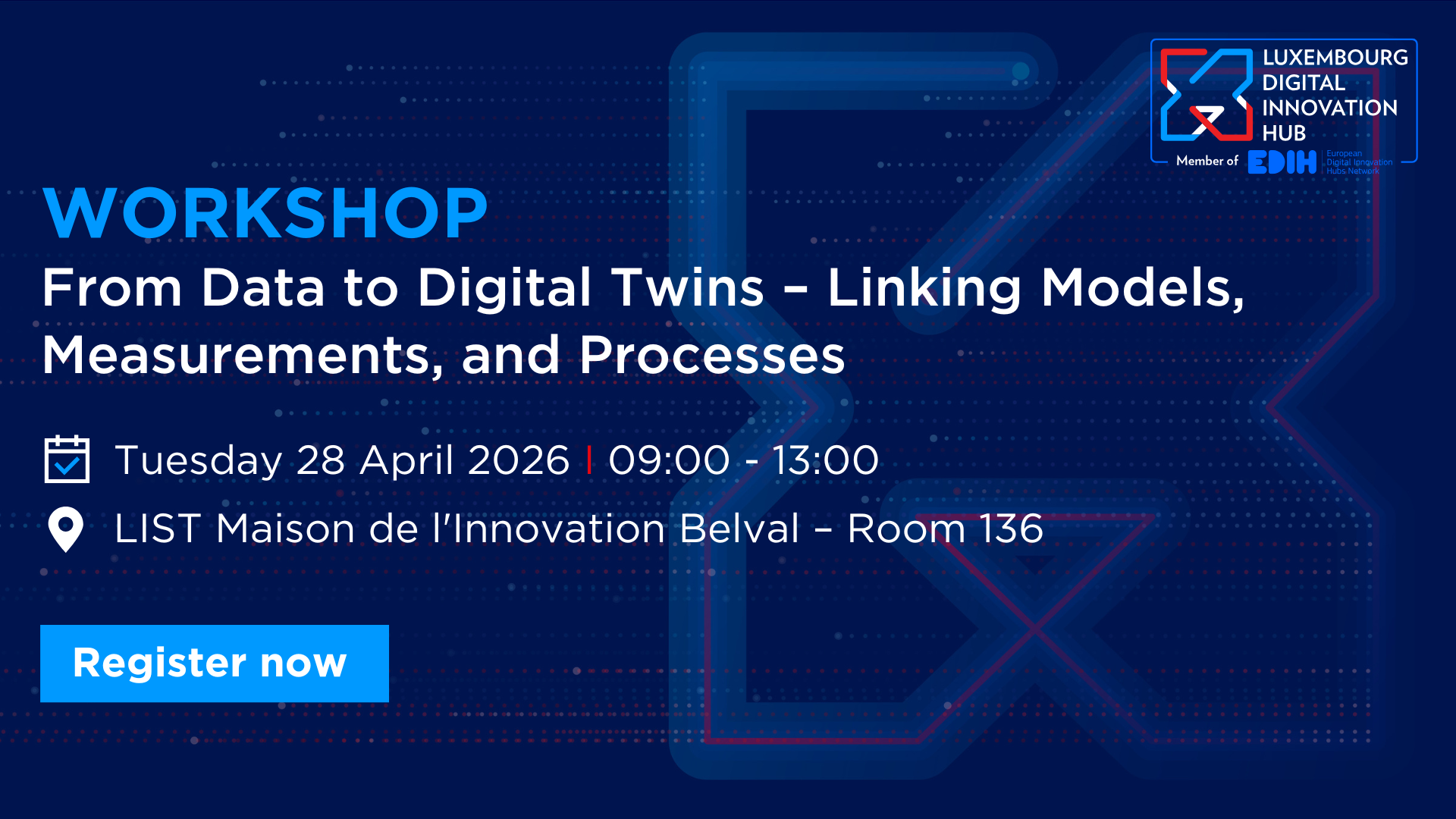 Workshop | From data to digital twins – Linking models, measurements ...
